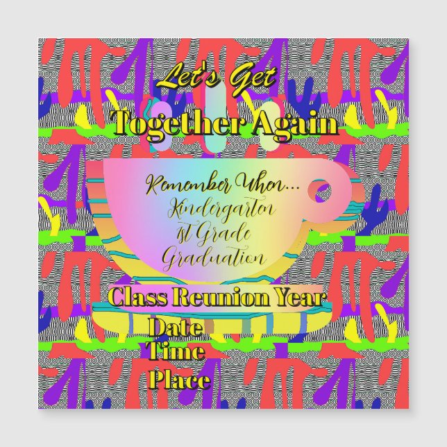 Personalise Together Again Class Reunion  (Front)
