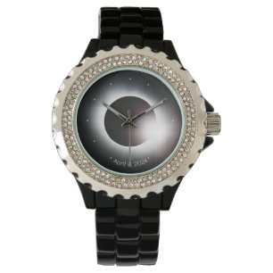 Personalise Total Solar Eclipse 2024 womens Watch