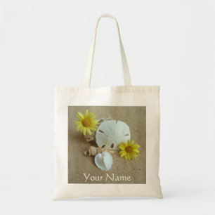 Personalise Tote Bag with Beach and Seashells