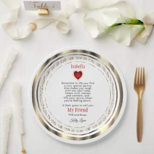 Personalise Treat Plate - Friends, Family, Etc...