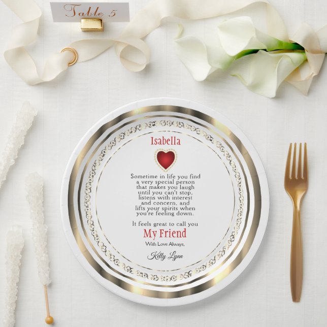 Personalise Treat Plate - Friends, Family, Etc... (Wedding)