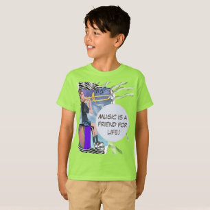 Personalise Trombone Music Is A Friend For Life! T-Shirt