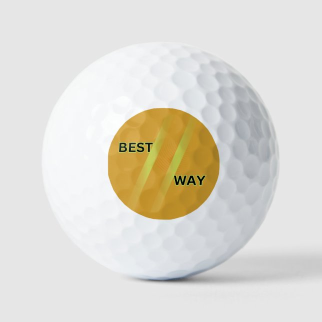 Personalise Unique Custom Golf Ball Designs  (Front)