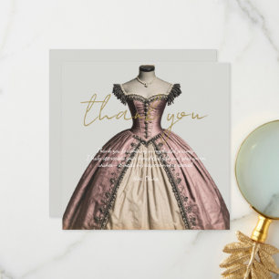 Personalise Upload Photo Bridal Shower Thank you Card