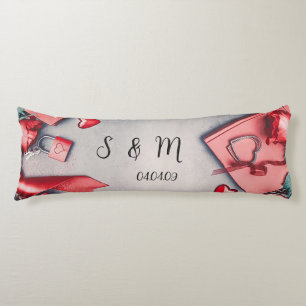 Personalise Valentines Day Body Cushion