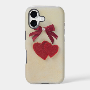 Personalise Valentine's red heart and bow
