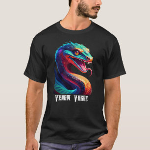 Personalise Venom Vogue Snake Edit Name T-Shirt