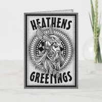 Personalise Viking Heathens Greetings