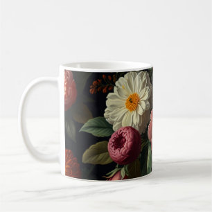 Personalise Vintage floral  Coffee Mug