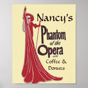 Personalise Vintage Opera Poster
