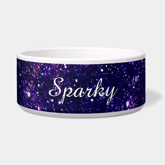 Personalise violet purple abstract galaxy (Front)