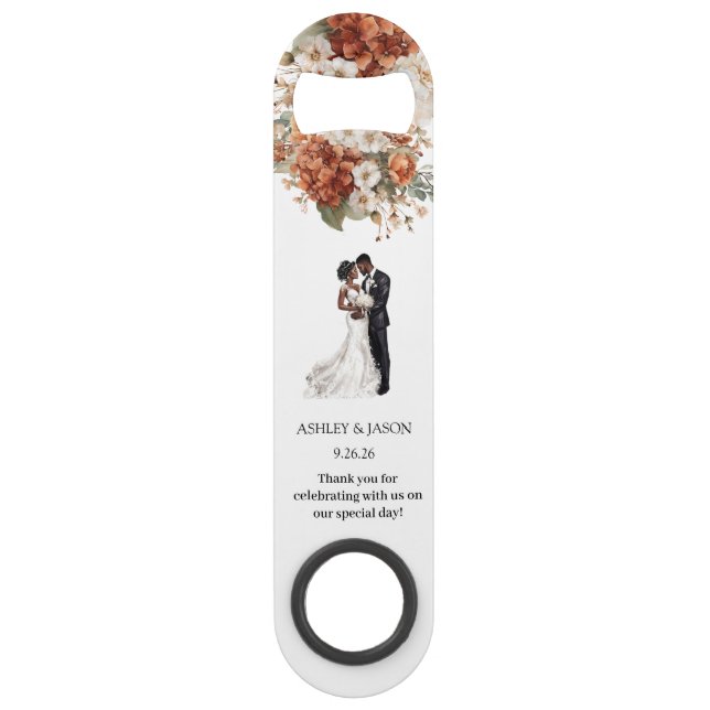 Personalise Wedding Favour Bottle Opener (Front)