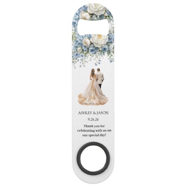 Personalise Wedding Favour Bottle Opener (Front)