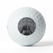 Personalise Wedding Gift Best Man Golf ball