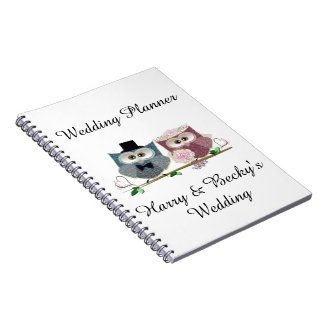 Personalise Wedding Planner Notepad Notebook