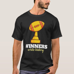 Personalise Winner Write History T-Shirt