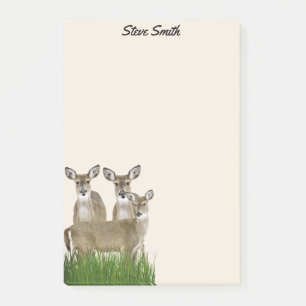 Personalise With His Name Whitetail Deer Post-it Notes