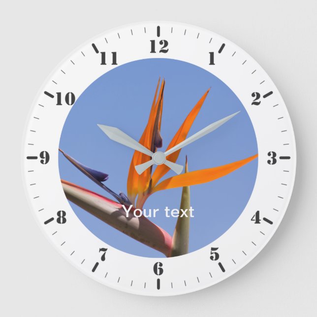 Personalise with hour markers and minute dials     large clock (Front)