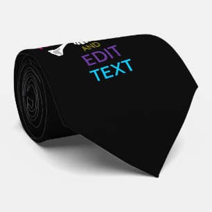 Personalise with Text Keep Calm Crossbones Skull Tie