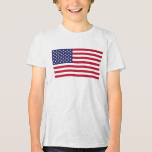 Personalise with your name USA United States Tri-Blend Shirt