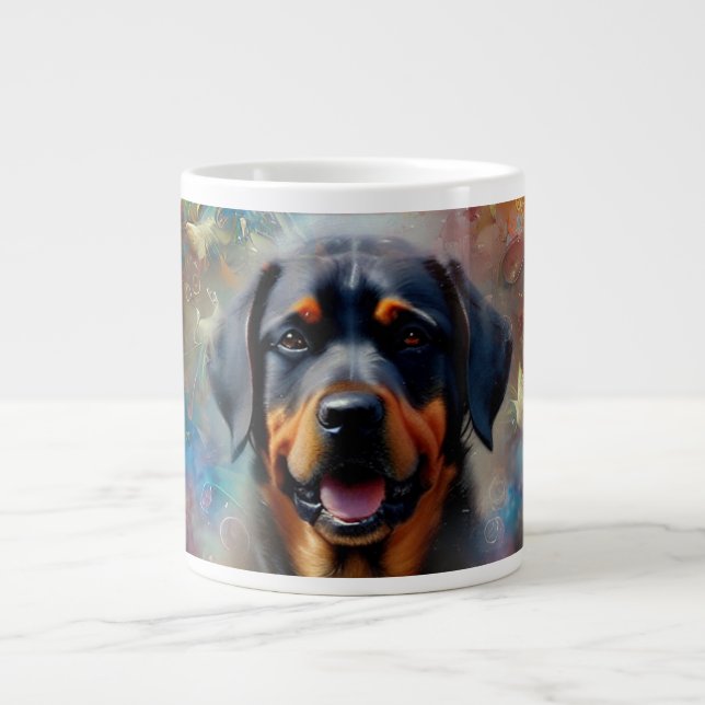 Personalise With Your Own Image Butterfly Frame Large Coffee Mug (Front)