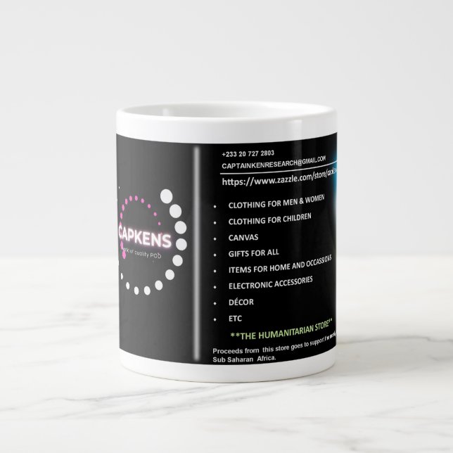 Personalise With Your Own Image Quality  Large Coffee Mug (Front)