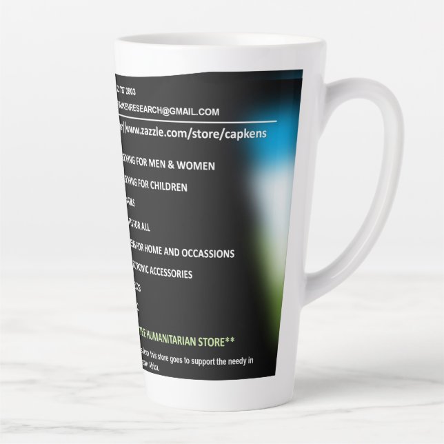 Personalise With Your Own Image Quality  Latte Mug (Right)