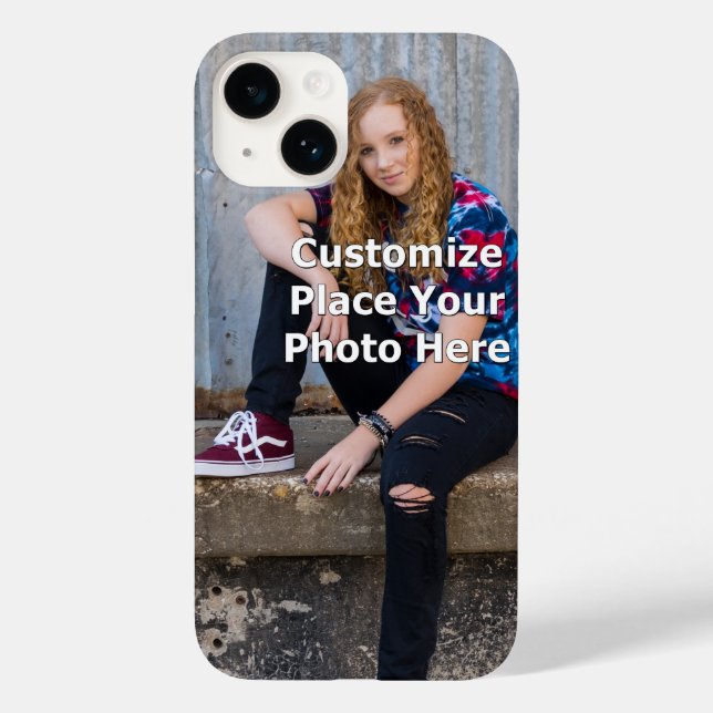 Personalise With Your Photo Case-Mate iPhone Case (Back)