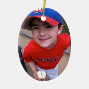 Personalise with Your Photos/Text Ceramic Tree Decoration