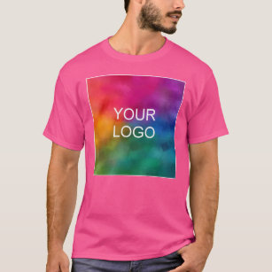 Personalise Wow Pink Colour Template Add Logo T-Shirt