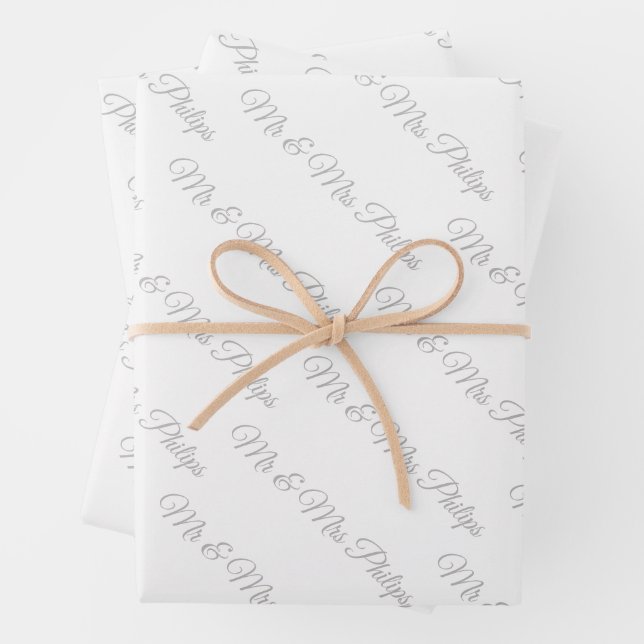 Personalise Wrapping paper  (In situ)