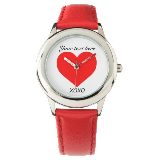 Personalise XOXO HEART Watch (Front)