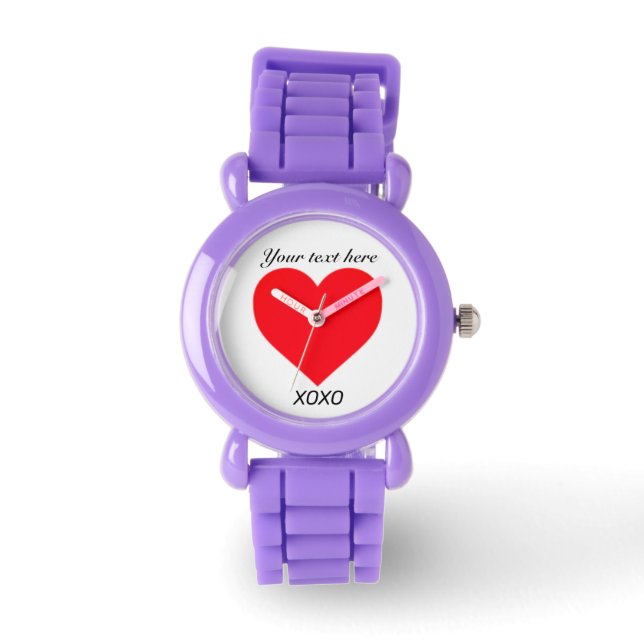 Personalise XOXO HEART Watch (Front)