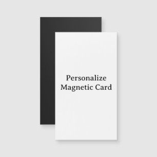 personalise Your 3.5" x 2" Magnetic Card