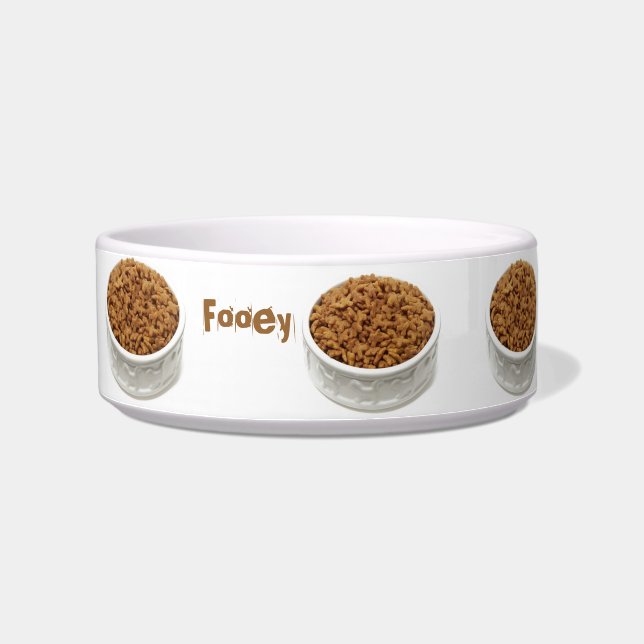 Personalise your Cat's Bowl (white) (Left)