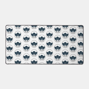 Personalise Your Desk: Black Custom Logo Desk Mat