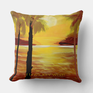 Personalise Your Favourite Beach Sunset, Ocean T Cushion