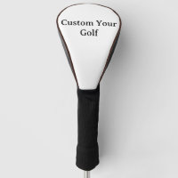 Personalise Your Golf Driver Cover Brown