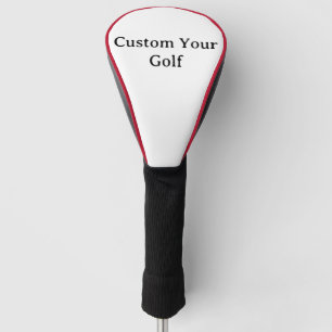 Personalise Your Golf Driver Cover Red