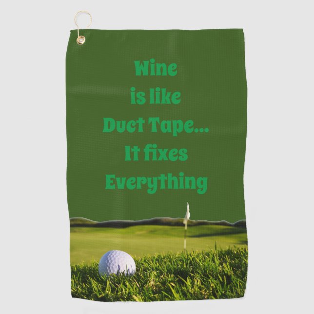 Personalise Your Golf Game with Custom Towels (Front)