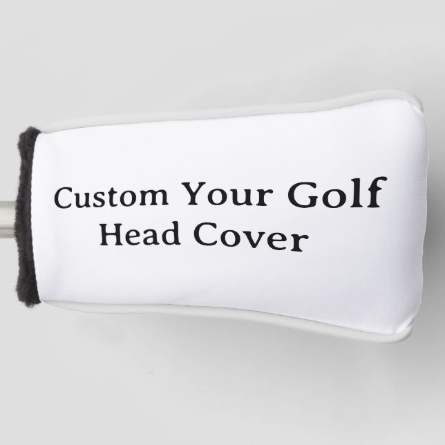  Personalise Your Golf Head Cover (Front)
