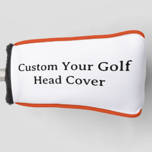 Personalise Your Golf Head Cover Orange