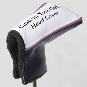 Personalise Your Golf Head Cover Violet