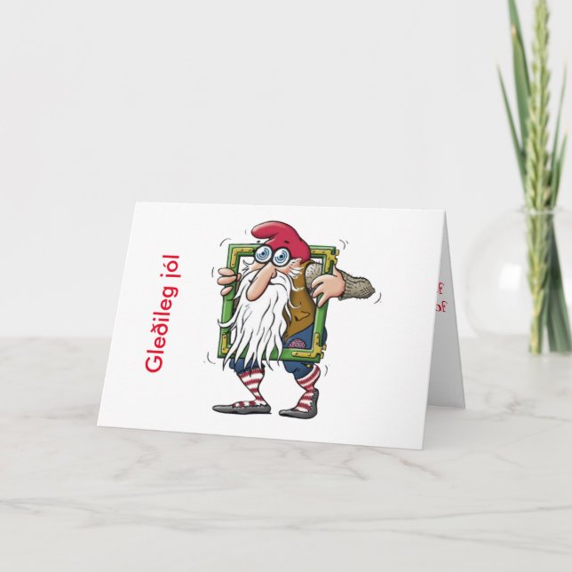 Personalise your Icelandic Christmas Card (Front)