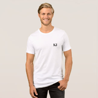 Personalise your initial Tri-Blend shirt