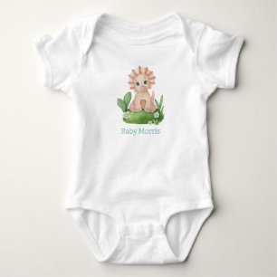  Personalise Your Little Dino's Style! Baby Bodysuit