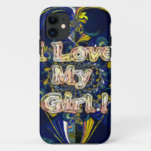 Personalise Your Love Infinity: I Love my Girl iPhone 11 Case