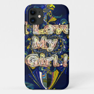 Personalise Your Love Infinity: I Love my Girl iPhone 11 Case