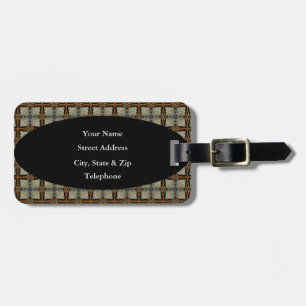 Personalise your Luggage Tag w/ leather strap