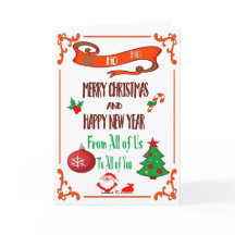Personalise Your Merry Christmas Card